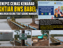 Menepis Cemas Kemarau: Ikhtiar BWS Babel Memulihkan Kolong Tebat Gadong Manggar