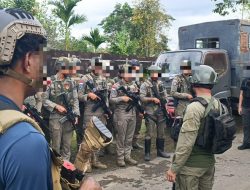 Satgas Kepolisian Operasi Damai Kartenz Tindak Pasukan Batalyon Eden Sawi Di KPU Lama Dekai, 4 Orang Meninggal Dunia