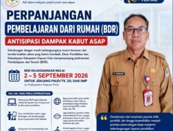 Dampak Kabut Asap, Disdikbud Kapuas Hulu Perpanjang Pembelajaran Anak di Rumah Hingga 5 September