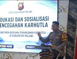 Kapolres Melawi Pimpin Sosialisasi Karhutla, 18 Pimpinan Perusahaan Teguhkan Komitmen Bersama