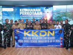 Perwira Dikreg Seskoal Belajar Penanganan Karhutla Pontianak
