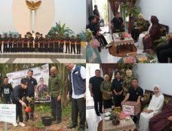 Kajati Kalbar Pimpin Ziarah ke Taman TMP,Lanjut Tanam 500 Pohon  dan Baksos