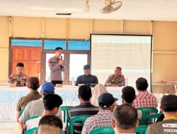 Polres Melawi Bersama Tim Edukasi Lemdiklat Polri Sosialisasikan Pencegahan dan Dampak Karhutla kepada Masyarakat