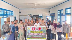 Tim Edukasi Lemdiklat Polri Sosialisasikan Bahaya Karhutla kepada Warga Desa Paal