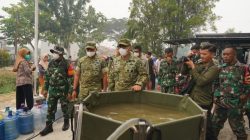 Atasi Krisis Air Bersih Akibat Kemarau, TNI Kerahkan Mobil Water Treatment di Desa Limbung