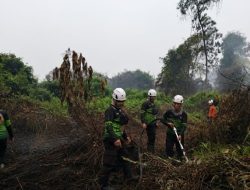 Ditsamapta Polda Kalbar Kembali Padamkan Api Karhutla di Kubu Raya