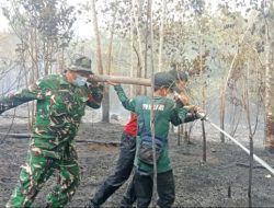 Karhutla Menurun, Danramil Nanga Pinoh Perkuat Patroli dan Pendinginan