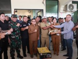 Wakil Bupati Melawi Malin Monitoring Penanganan Karhutla di PT.Rafi Kama Jaya( RKA) Dinanga Pinoh