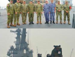 Kapal JMSDF JS Kunisaki Tiba di Kalimantan Barat, Dukungan Jepang Untuk Penanganan Karhutla Siap Dioperasionalkan