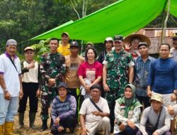 Tim Satgas Karhutla Mabes TNI Berikan Penyuluhan Kepada Masyarakat Dusun Sauwe