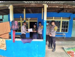Peduli Warga Terdampak Asap Karhutla, Polsek Sayan Salurkan Bantuan Sembako
