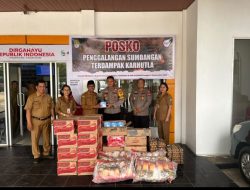 Peduli Warga Terdampak Karhutla, Polres Ketapang Salurkan Bantuan Sembako