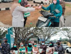 Puskesmas Sungai Kakap Tetap Bagikan Masker Saat Kabut Asap Masih Pekat