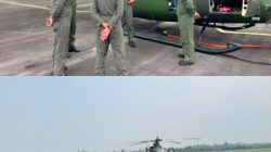 Pendinginan Karhutla di Sepan Tonak, Helikopter Bell 412 Dikerahkan