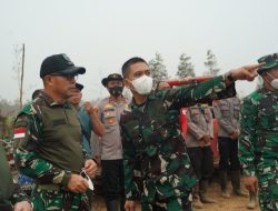 Pangdam XII/Tpr Alihkan Fokus Pemadaman Karhutla ke Sektor Selatan Kalbar