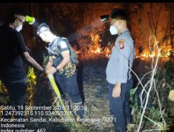 Gerak Cepat Tim Gabungan Tangani Karhutla di Bukit Pendamar Sandai