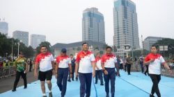 Menhan Sjafrie Hadiri TNI Run 2026 di Monas