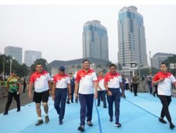 Menhan Sjafrie Hadiri TNI Run 2026 di Monas