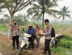 Perkuat Pencegahan Karhutla, Polda Kalbar Edukasi Masyarakat Bahaya Pembakaran Lahan