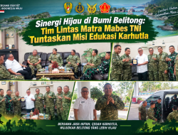 Sinergi Hijau di Bumi Belitong: Tim Lintas Matra Mabes TNI Tuntaskan Misi Edukasi Karhutla