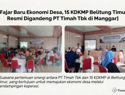 Fajar Baru Ekonomi Desa, 15 KDKMP Belitung Timur Resmi Digandeng PT Timah Tbk di Manggar