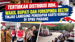 Tertibkan Distribusi BBM, Wakil Bupati dan Forkopimda Beltim Tinjau Langsung Penerapan Kartu Kendali di SPBU Padang