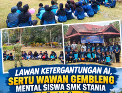 Lawan Ketergantungan AI, Sertu Wawan Gembleng Mental Siswa SMK Stania di Pantai Punai
