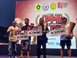 Enzo Sabet Juara 1 di Kontes Sapi Memperebutkan Piala Presiden 2026