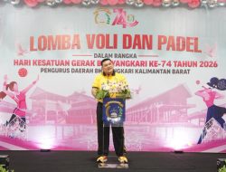 Kapolda Kalbar Buka Lomba Voli dan Padel HKGB ke-74 Tahun 2026