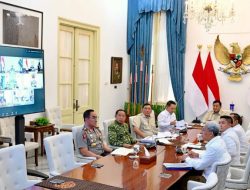 Menhan RI Hadiri Rapat Terbatas Bahas Penanganan Karhutla