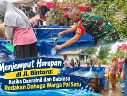 Menjemput Harapan di Jl. Bintara: Ketika Danramil dan Babinsa Redakan Dahaga Warga Pal Satu