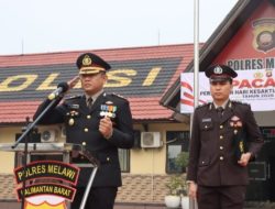 Kapolres Melawi AKBP Askhabul Kahfi, Pimpin Upacara Hari Kesaktian Pancasila Tekankan Persatuan
