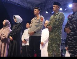 Kapolresta Pontianak Hadiri Maulid Akbar, 15 Ribu Jemaah padati alun alun kapuas
