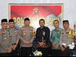 Kapolres Melawi Terima Hangat Ketua Pengadilan Negeri Sintang