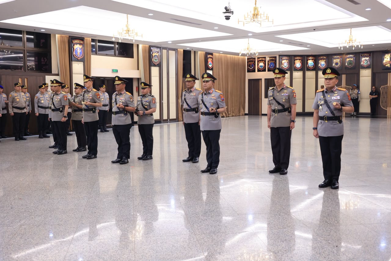 Kapolri Pimpin Sertijab di Mabes Polri