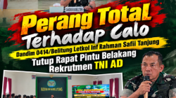 Perang Total Terhadap Calo, Dandim 0414/Belitung Letkol Inf Rahman Safii Tanjung Tutup Rapat Pintu Belakang Rekrutmen TNI AD