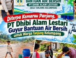 Diterpa Kemarau Panjang, PT Dhibi Alam Lestari Guyur Bantuan Air Bersih untuk Warga Tanjung Kelumpang