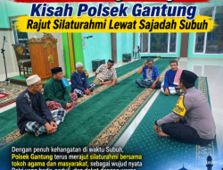 Menjemput Kedamaian di Keheningan Fajar: Kisah Polsek Gantung Rajut Silaturahmi Lewat Sajadah Subuh