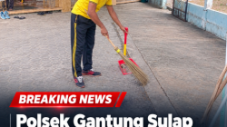 Polsek Gantung Sulap Masjid Istiqomah Jadi Lebih Asri, Warga Batu Penyu Puji Aksi “KURMA”