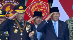 Kapolri Suyudi Hadiri Peringatan HUT ke-81 TNI, Perkuat Sinergi TNI-Polri
